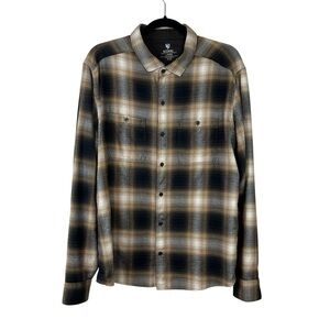 Kuhl Brown Plaid The Law Flannel Shirt